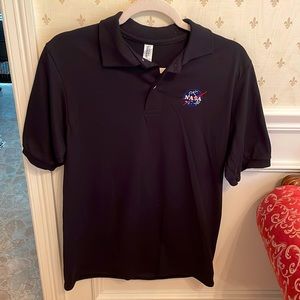 Black NASA polo